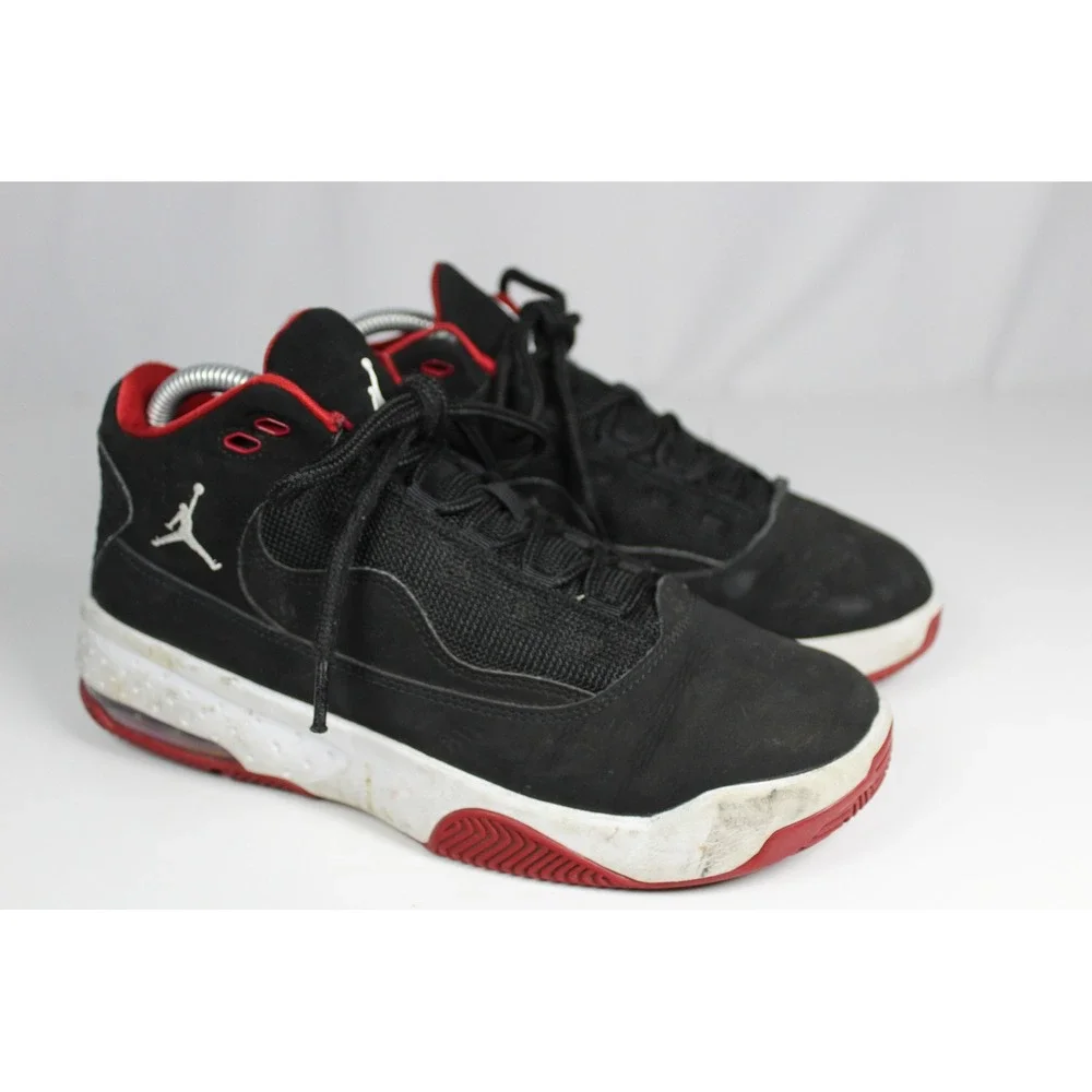 Jordan Max Aura 2 Mens Basketball Shoes Black Red White CK6636-006 Size‎ 10.5